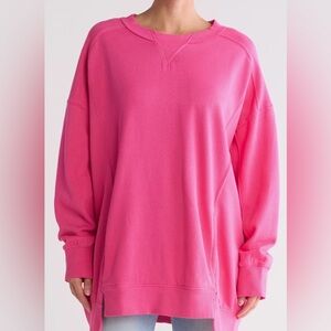 Free People Intercept Oversized Sweatshirt. M. NWT